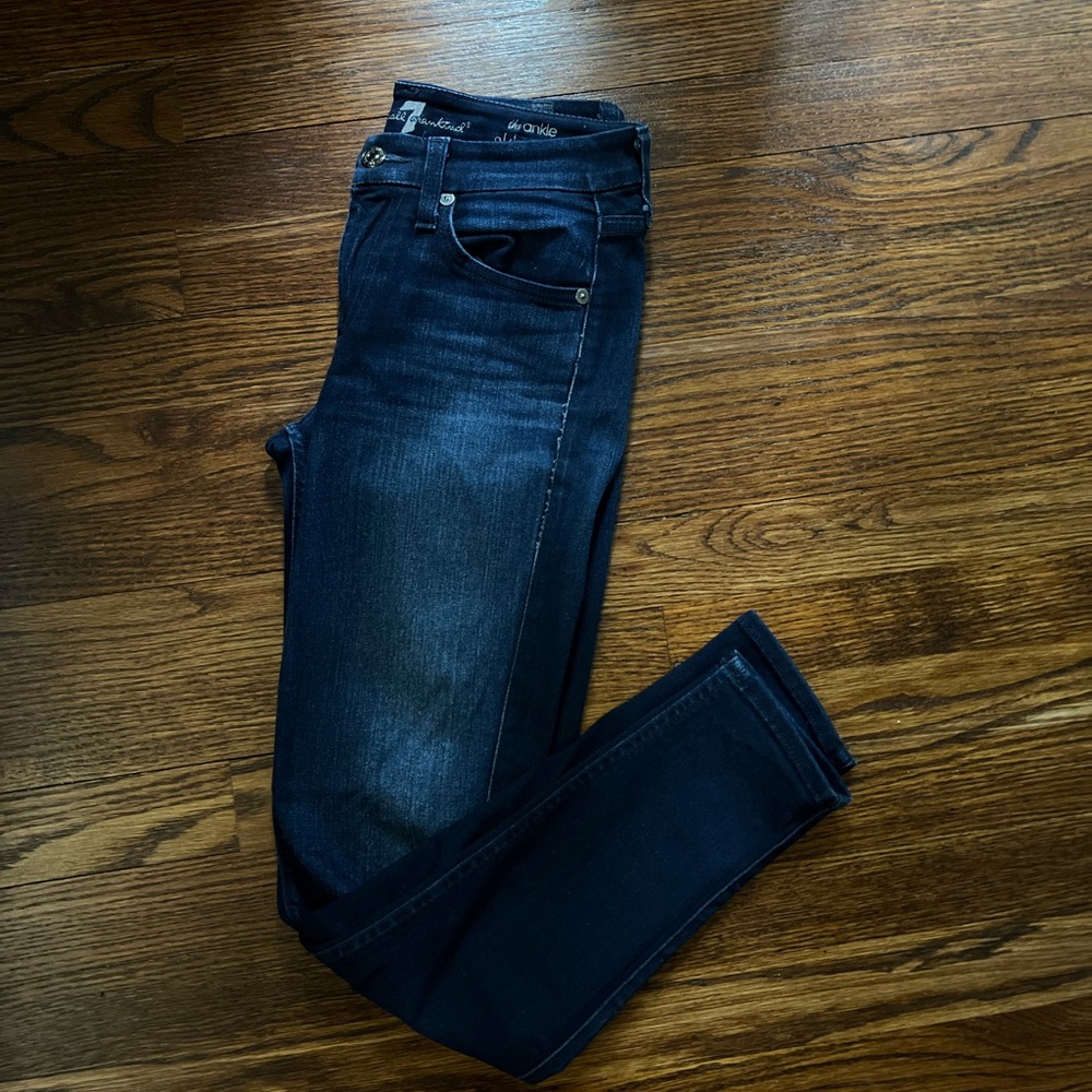 7 For All Man Kind Skinny Ankle Jeans Size 25
